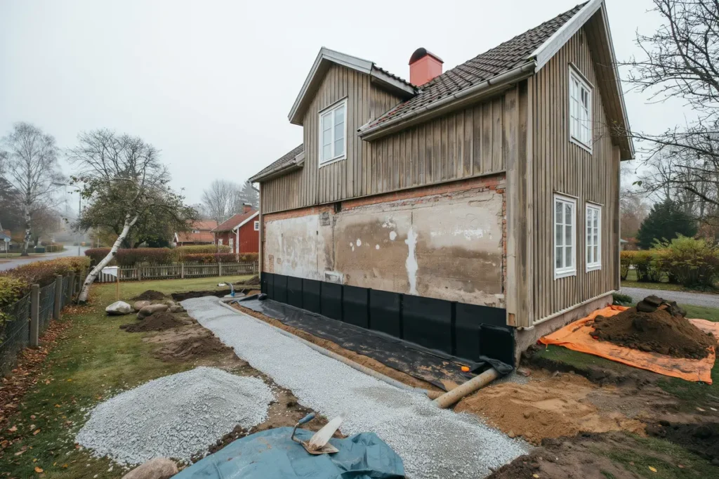 fuktfri och energieffektiv husgrund guide till dr nering och till ggsisolering